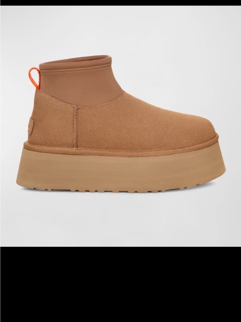 New Women’s UGG Classic Mini Dipper Cozy Ankle Boots Chestnut Platform
